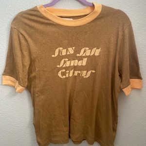 New with Tags Madewell Color-block shirt